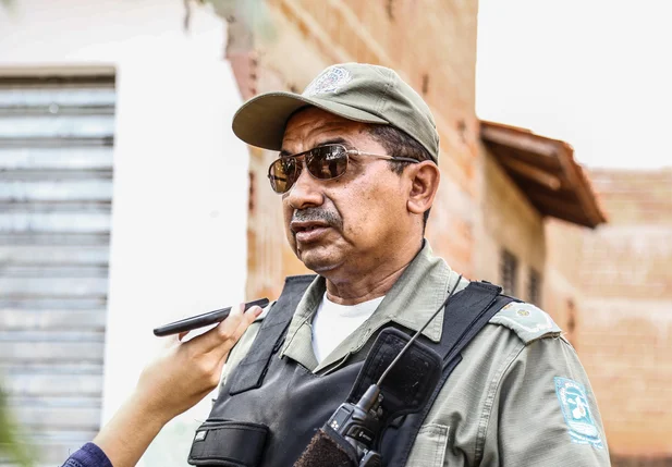 Tenente Elivaldo, do 13º Batalhão da Polícia Militar