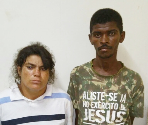 Casal foi preso próximo ao mercado