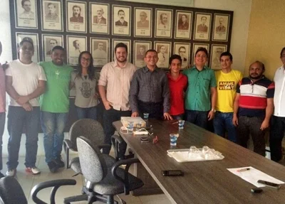 Padre Walmir com diretores da Sep