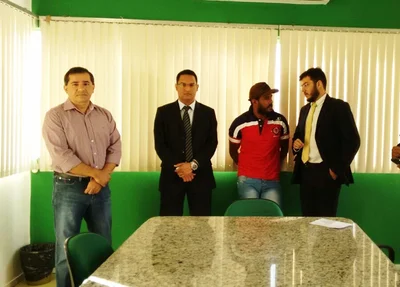 Jailson foi apresentado na Secretaria de Segurança