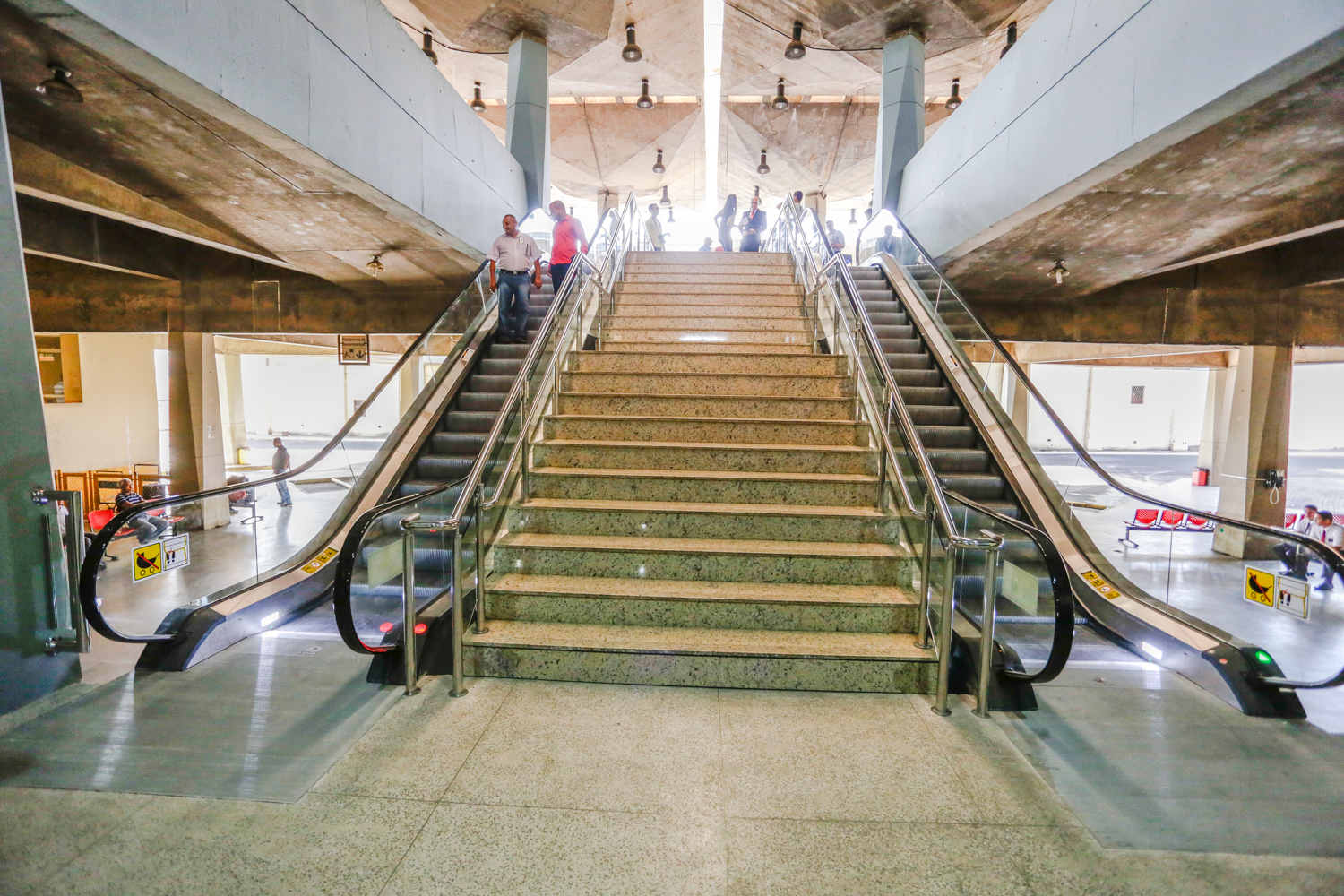 Acesso reformado no Terminal Rodoviário de Teresina