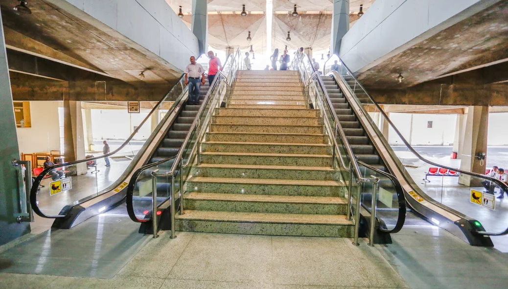 Acesso reformado no Terminal Rodoviário de Teresina