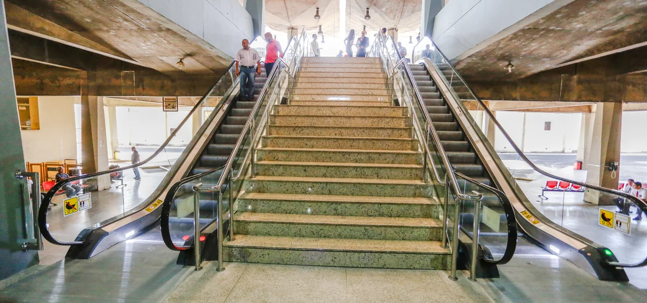 Acesso reformado no Terminal Rodoviário de Teresina