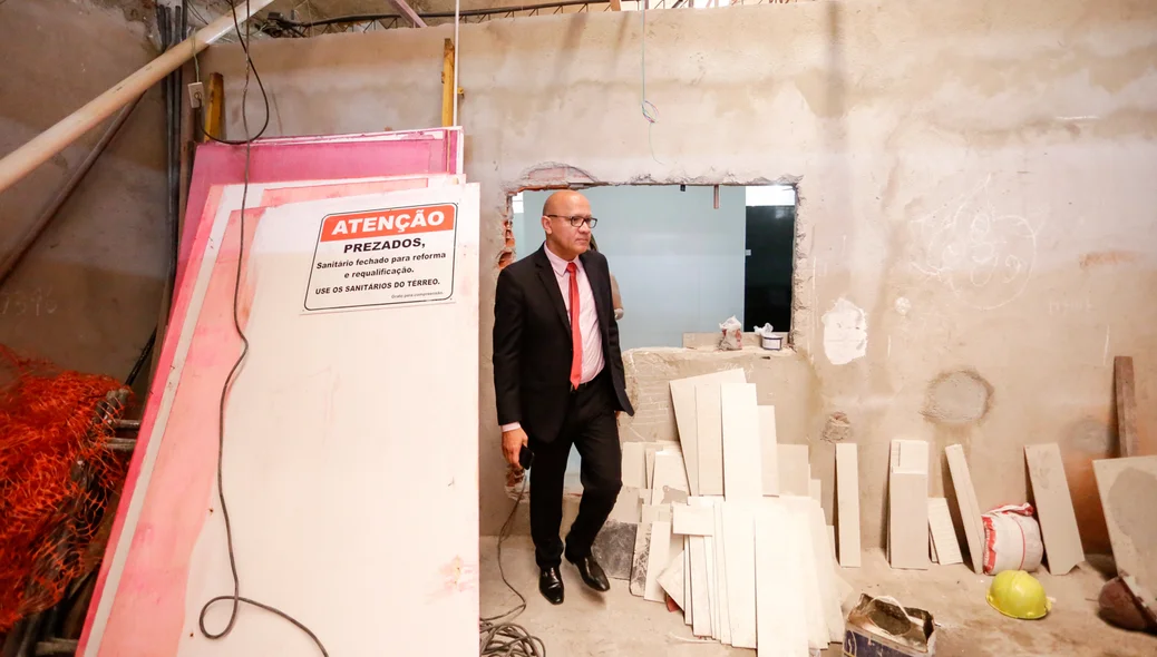 Franzé visita obras na Rodoviária