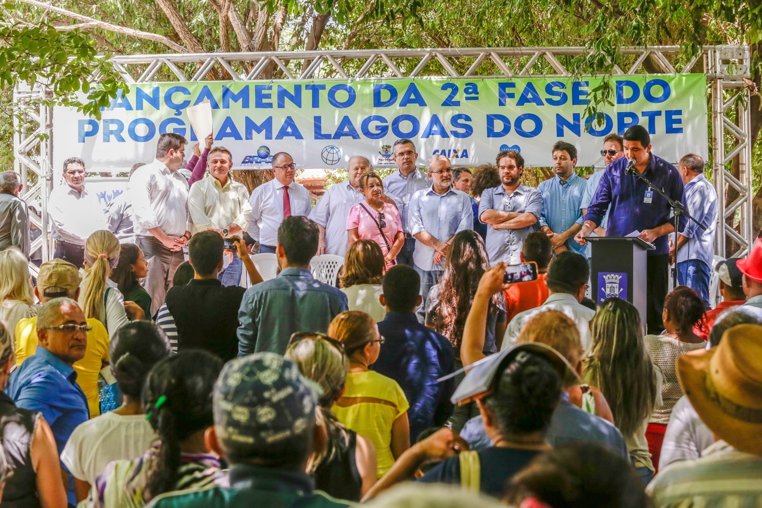 Lançamento da segunda etapa do lagoas do norte