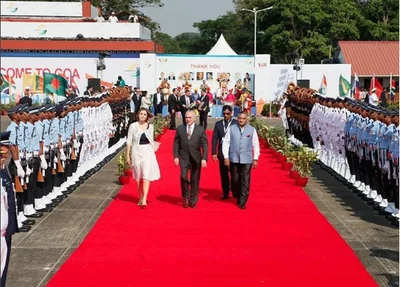 Presidente Michel Temer deixa a Índia