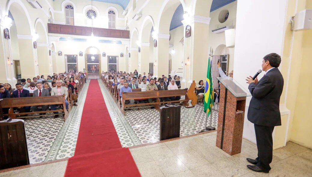 Governador em seu pronunciamento