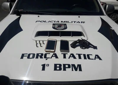 Material encontrado com o menor