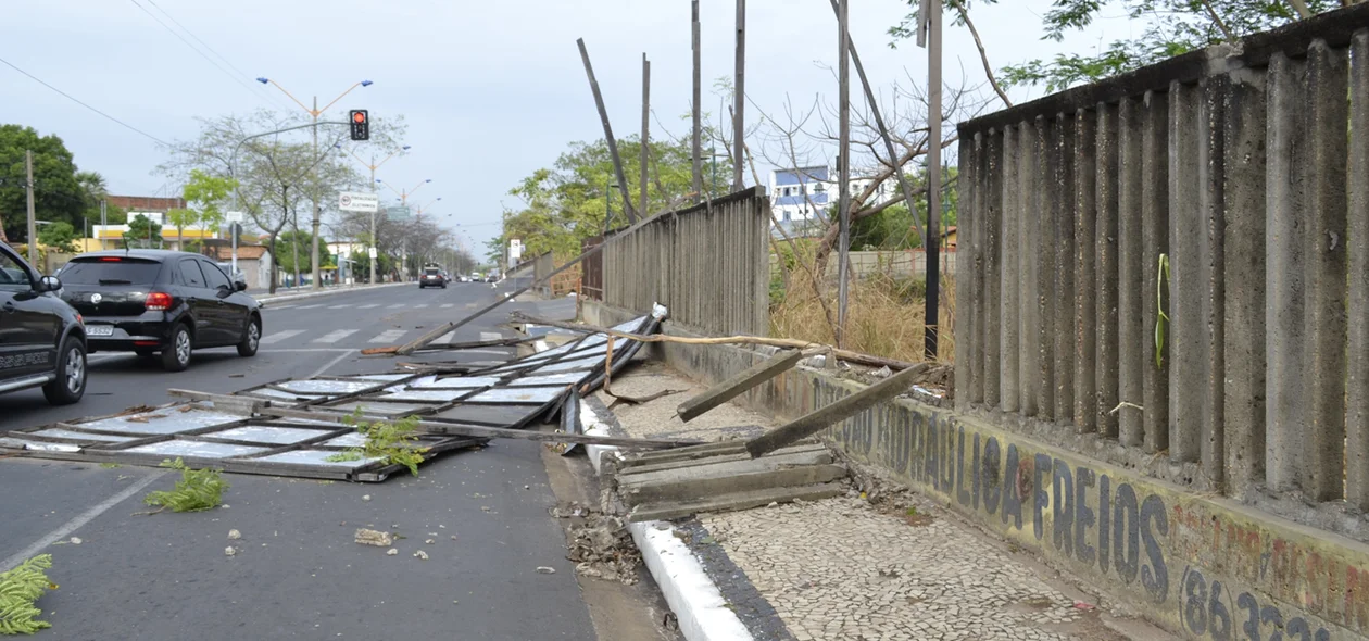Estragos na zona norte de Teresina