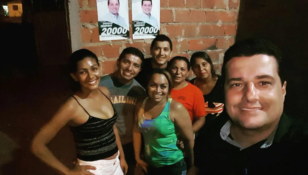 Após eleição, Gustavo Henrique visita eleitores da capital teresinense