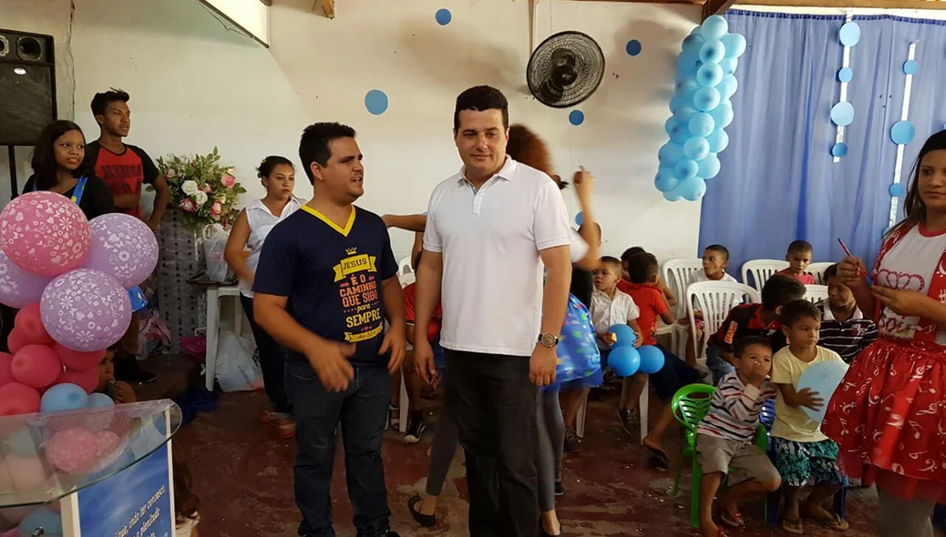 Depois das eleições Gustavo Henrique visita seus eleitores 