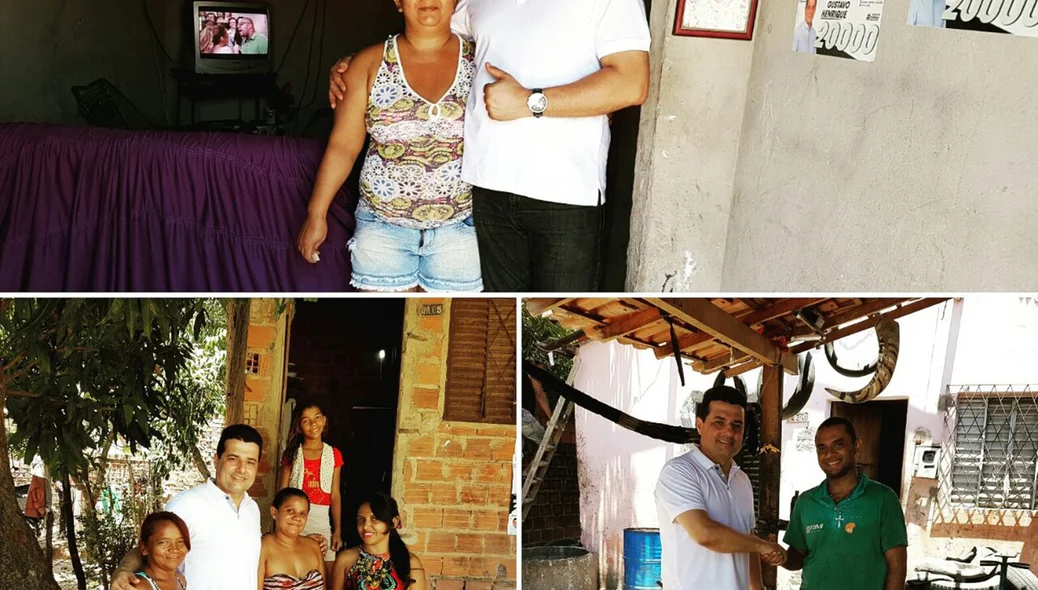 Gustavo Henrique visita eleitores 