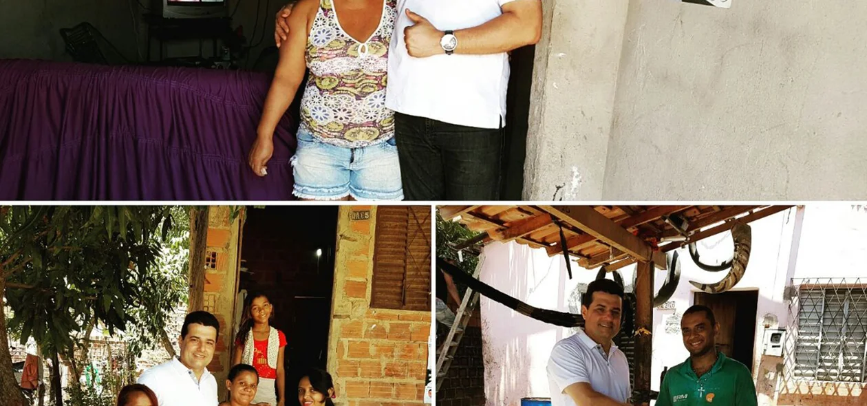 Gustavo Henrique visita eleitores 