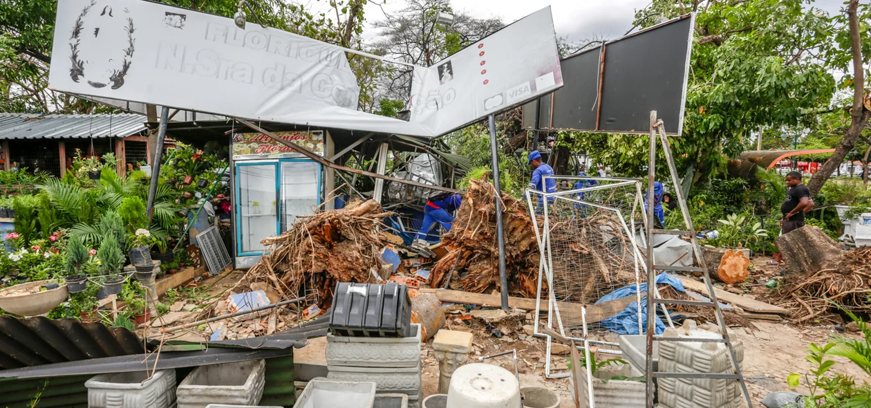 Trabalhadores tem objetos de trabalho destruído