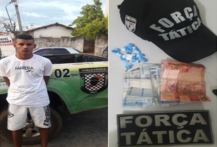 Homem é preso acusado de tráfico de drogas