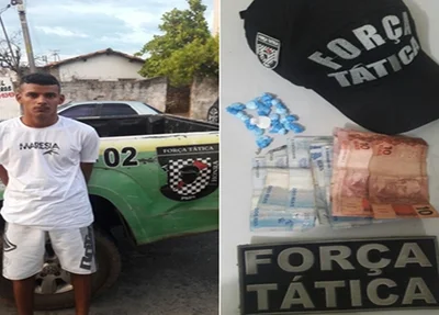 Homem é preso acusado de tráfico de drogas