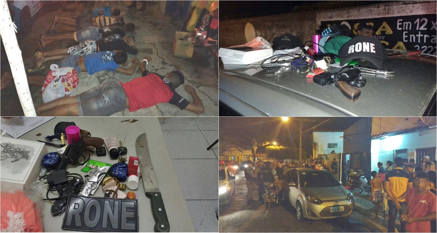 Ação policial do BPRone resultou na apreensão de seis adolescentes em Teresina