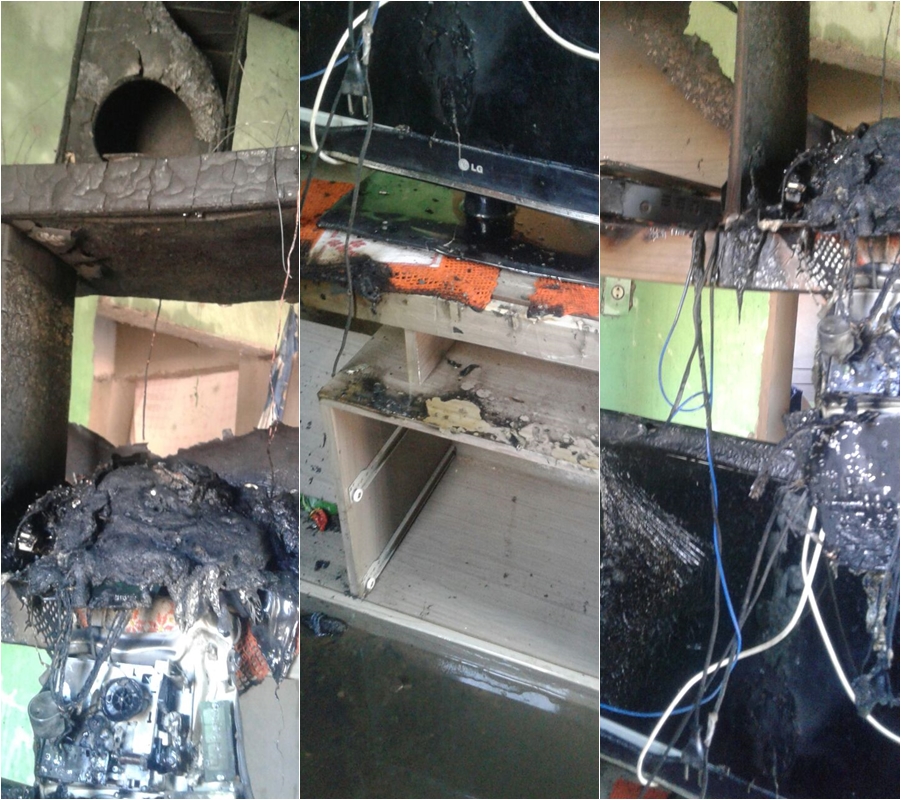 Aparelhos eletrônicos ficaram destruídos após oscilação na energia em Altos