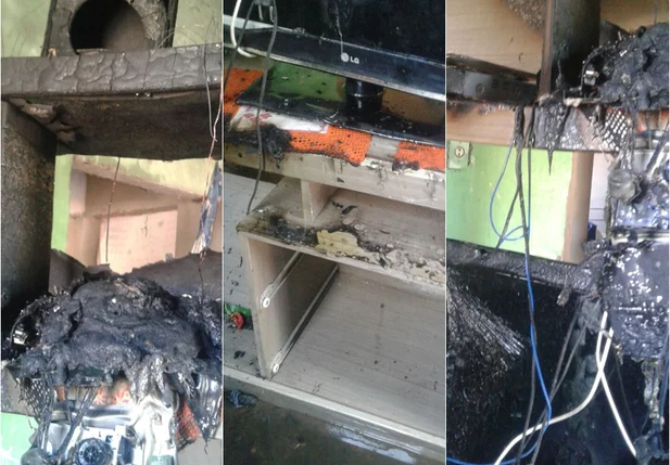 Aparelhos eletrônicos ficaram destruídos após oscilação na energia em Altos