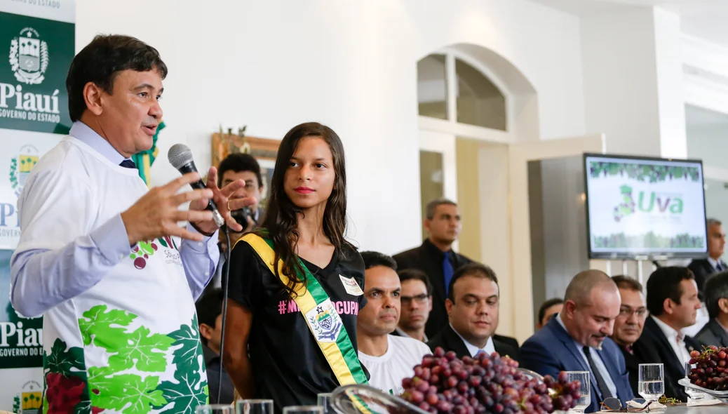 Governador Wellington e Andreia Sousa 