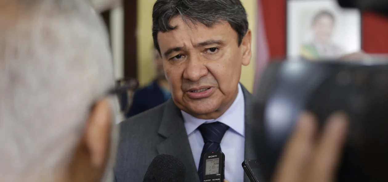 Governador Wellington em entrevista