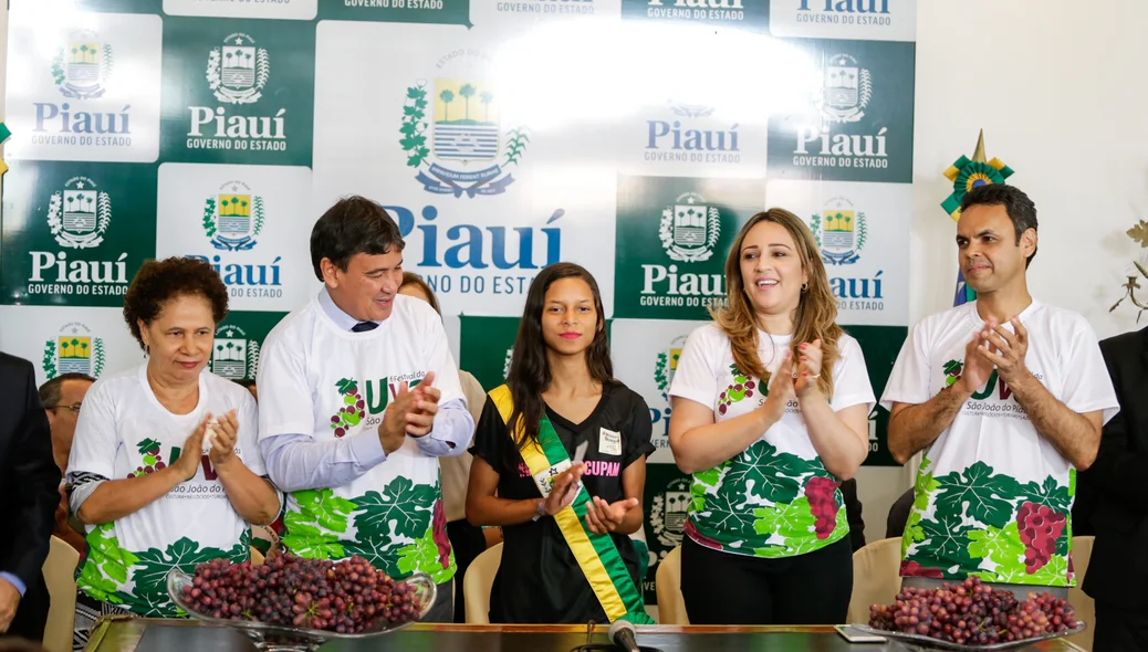 Lançamento do Festival da Uva no Palácio de Karnak