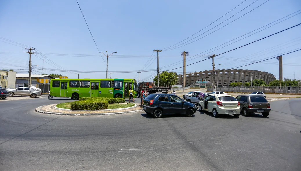 Acidente próximo do Albertão