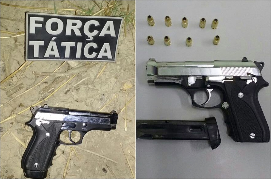 Armas apreendidas