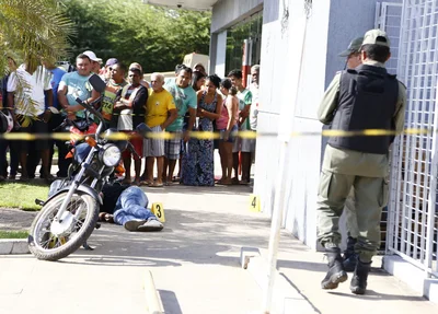 Criminoso é morto em frente o banco Bradesco em Teresina