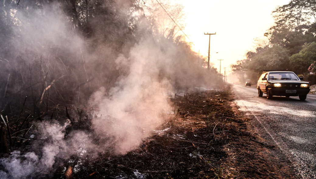 Incêndio na Zona Rural 