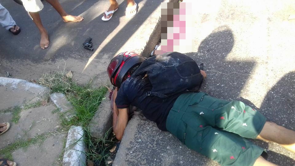 Homem baleado após tentar assaltar mulher no bairro Saci
