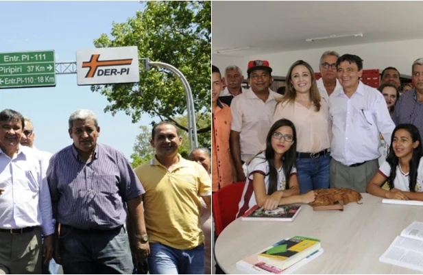 Wellington Dias entrega obras em Boa Hora