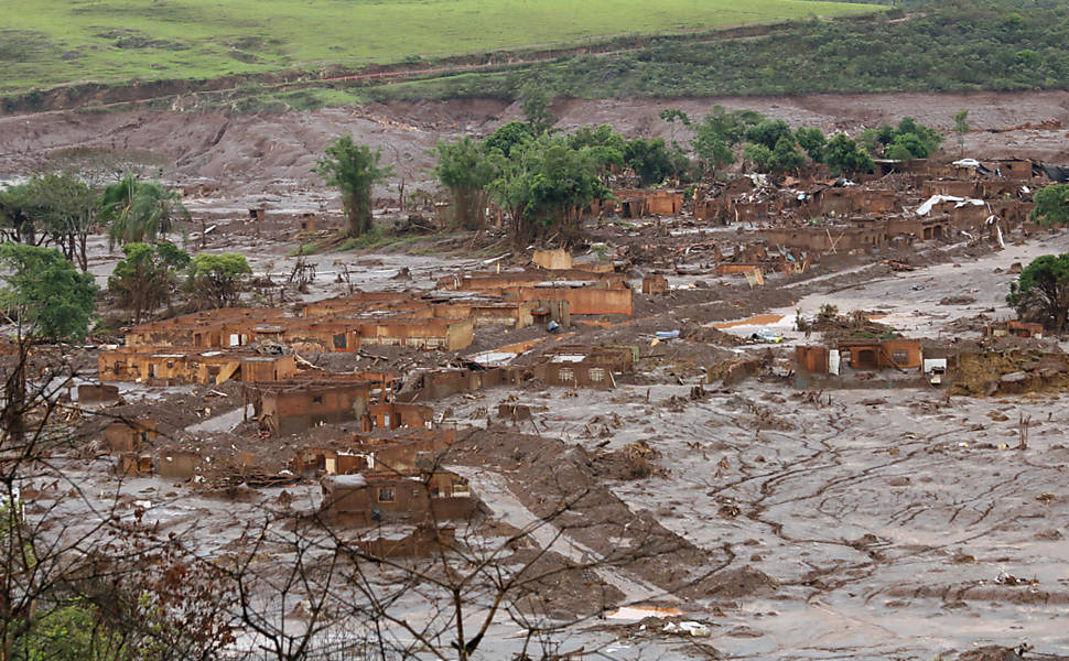Barragem de Fundão, em Mariana