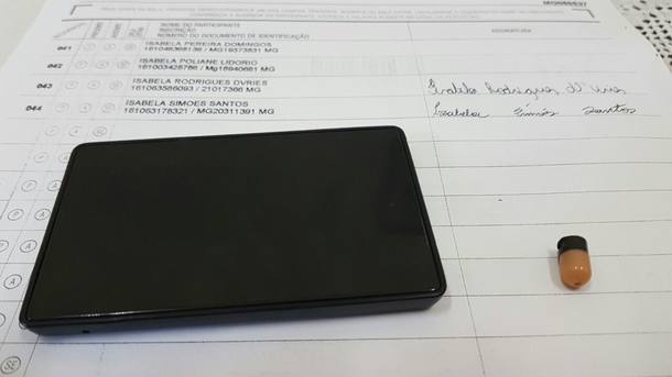 Lista de presença do Enem