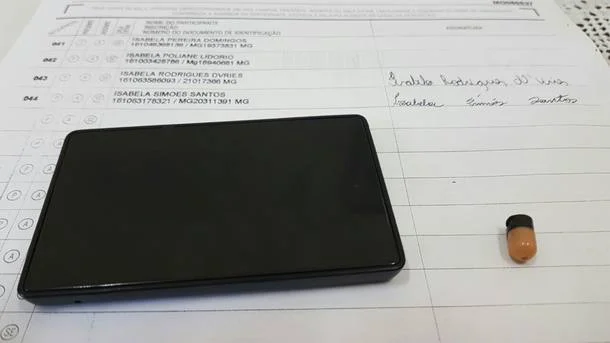 Lista de presença do Enem