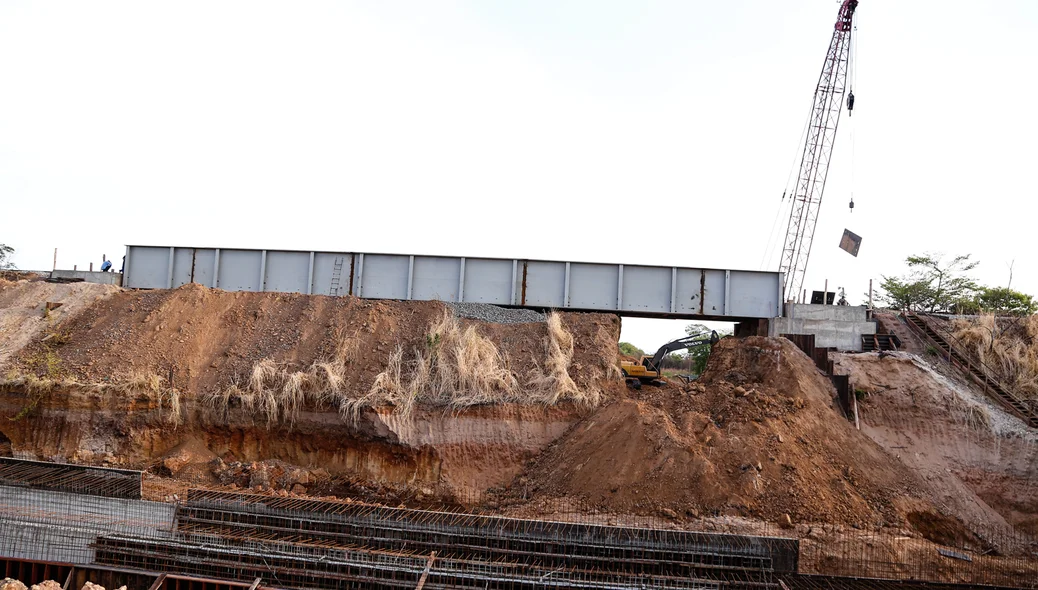 Obras de prolongamento da Cajuína devem ser entregues em janeiro
