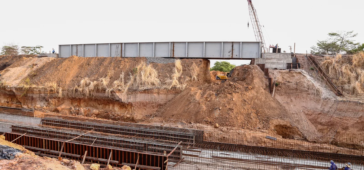 Obras em ritmo acelerado 