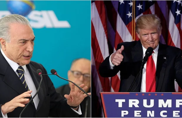 Michel Temer e Donald Trump