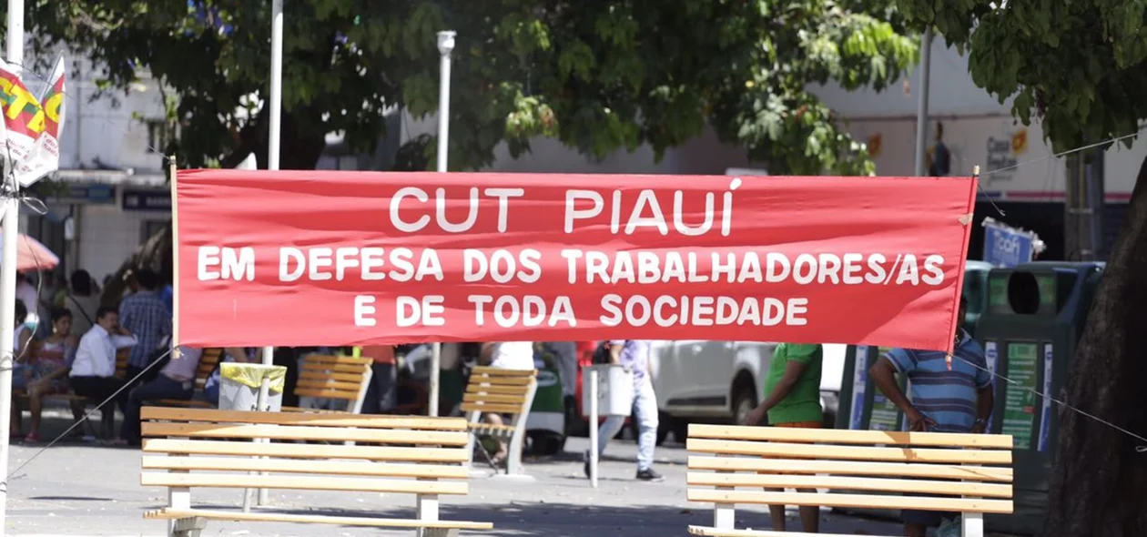 Paralisação no Centro de Teresina