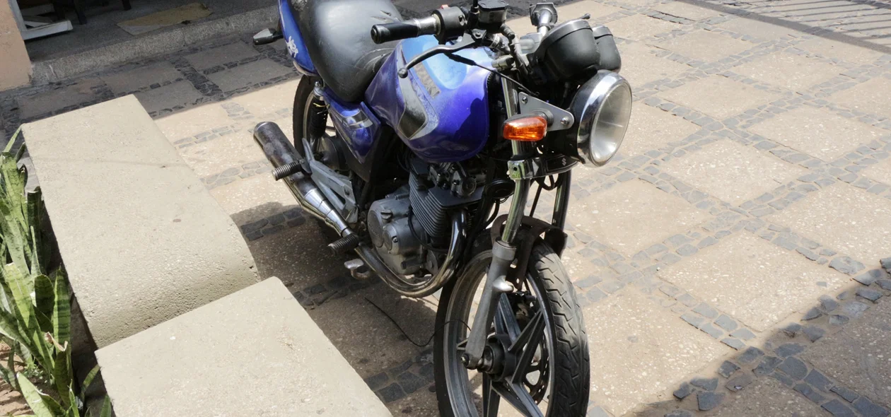 Moto ficou com a estrutura comprometida