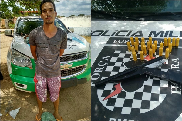 Acusado de homícidios é preso em Altos
