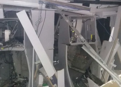 Agência destruída