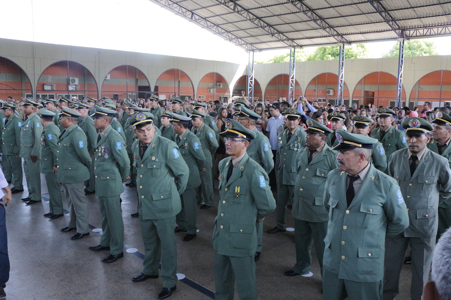 Cerimônia no Comando Geral da Polícia Militar