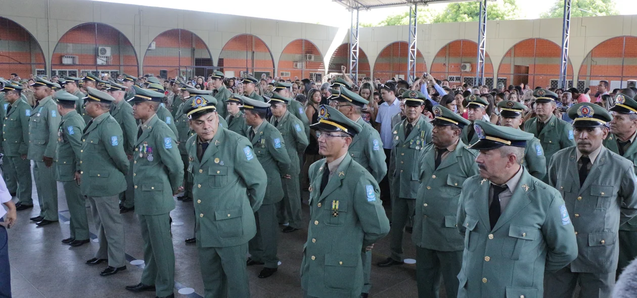 Cerimônia no Comando Geral da Polícia Militar