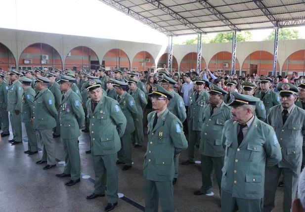 Cerimônia no Comando Geral da Polícia Militar