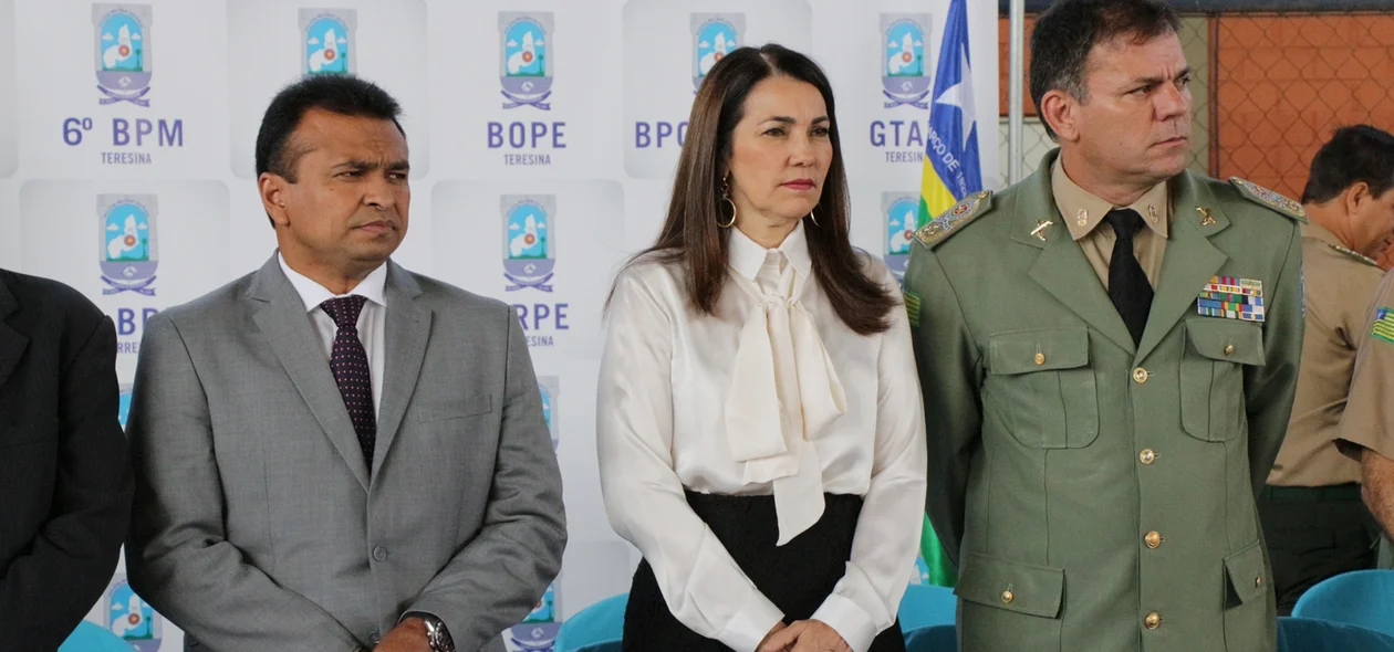 Vice-governadora Margarete Coelho e membros da segurança pública do Piauí