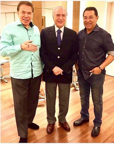 Silvio Santos, Michel Temer, Robson Jassa