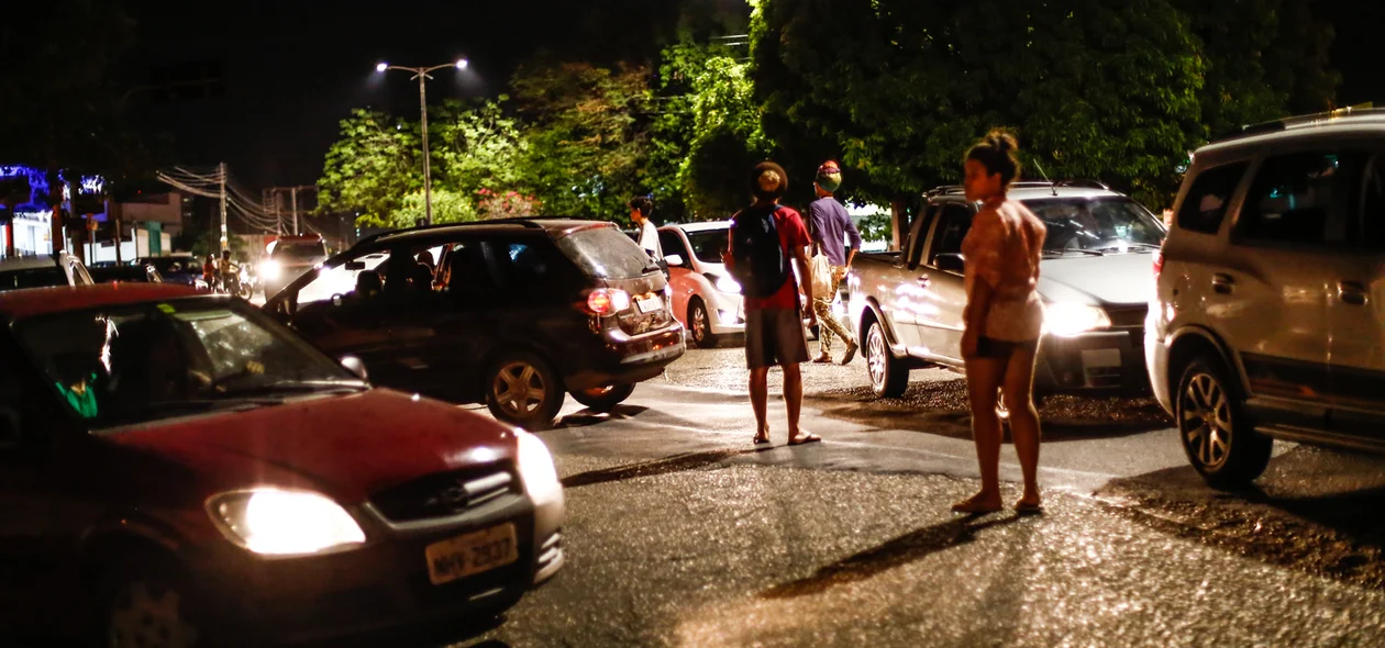 Estudantes no protesto contra pec 555