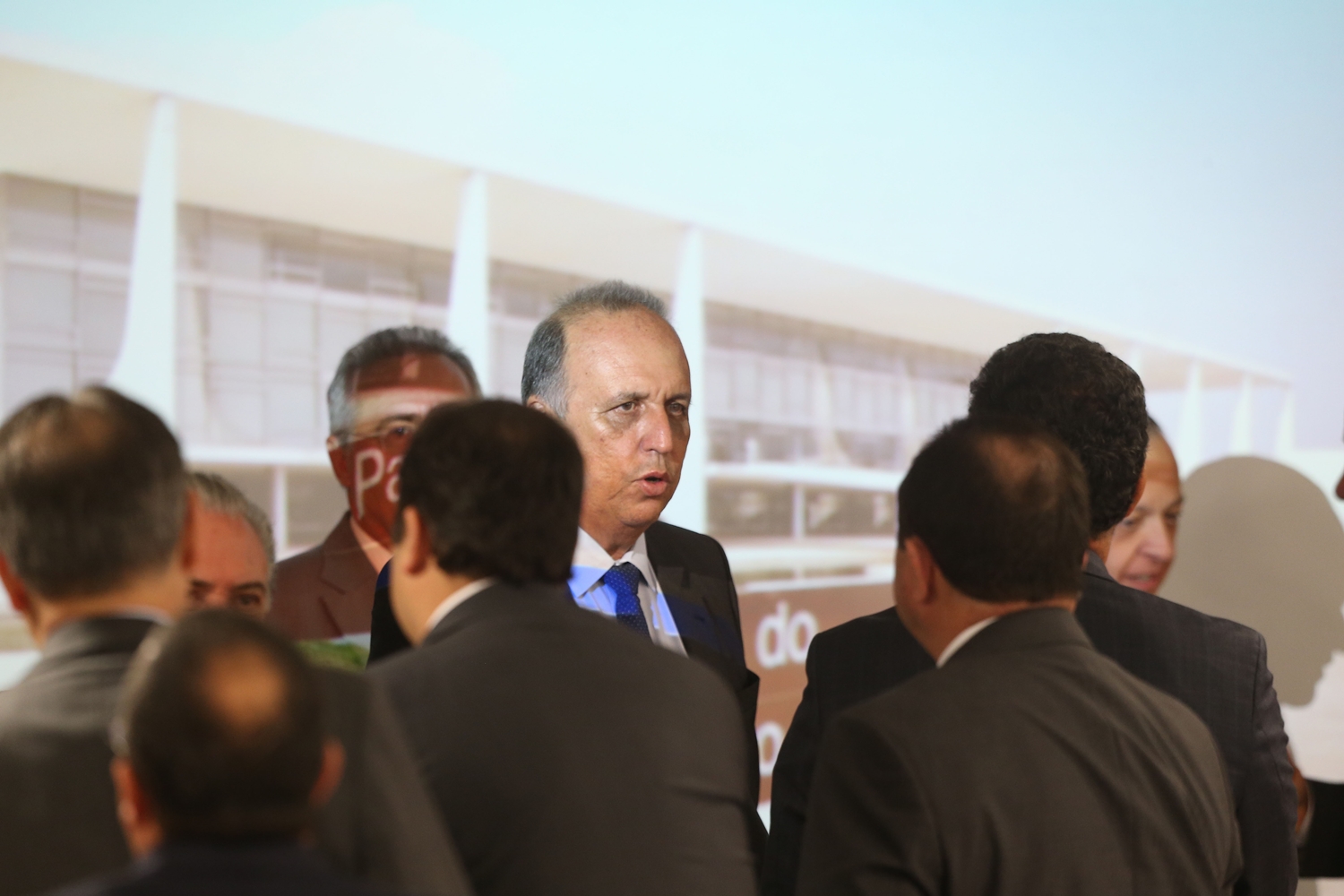 Luiz Fernando Pezão em reunião com Michel Temer