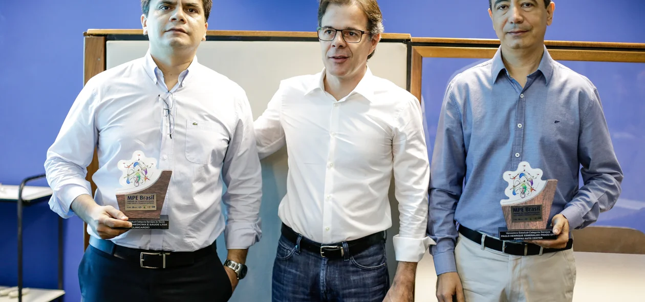 Milton Nunes, Mário Lacerda e Paulo Henrique 
